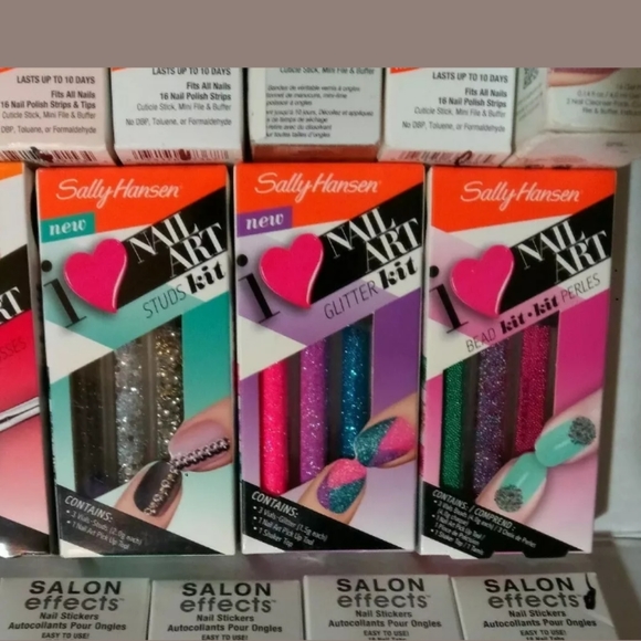 SOLD Sally Hansen Nail LOT Art Kit Strips Pen MORE - Picture 7 of 8